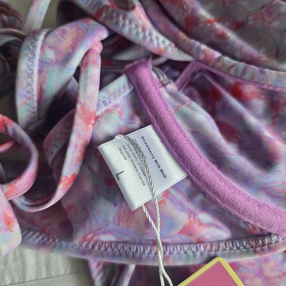 Strawberry Milk Mob Pink and Purple Tie-Dye Bikini Set - Picture 9 of 9